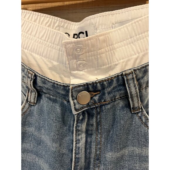 NEW PTCL Rinata Double Waist Band Non Stretch Jeans SIZE 26 - Picture 5 of 12